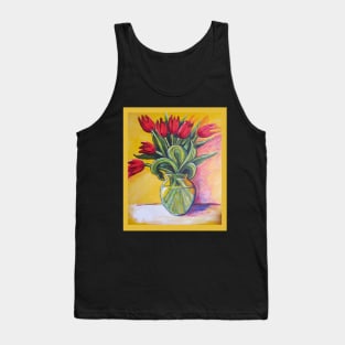 MOM'S RED TULIPS Tank Top